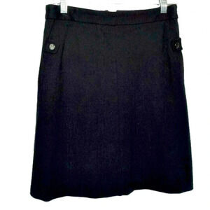 Petite Studio Knee Length A-Line Skirt with Pockets sz 10P